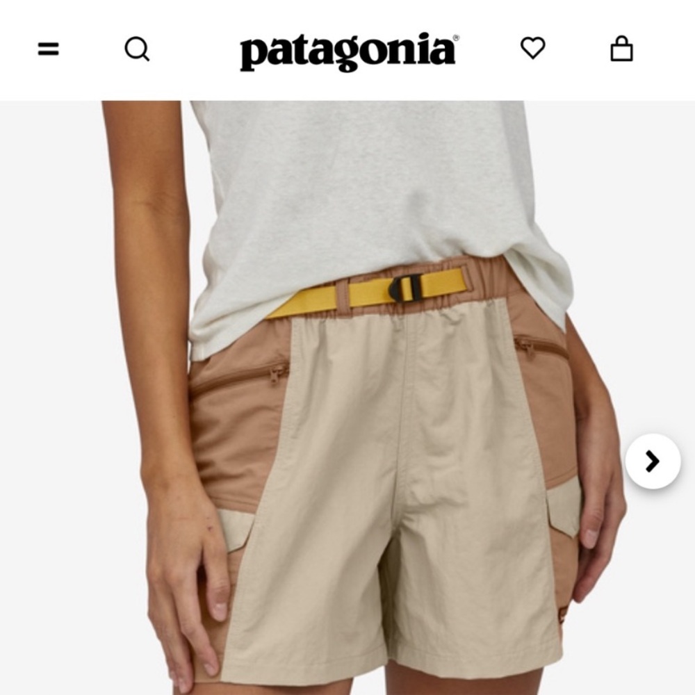 Patagonia Outdoor Everyday Short Tan/Yellow Medium